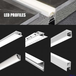 2M LED Profiles Aluminium Channel With Diffuser For LED Strip Light V/U-Shape