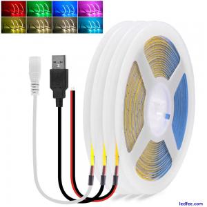 5V COB LED Strip 320LEDs/M Hig...