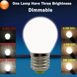 Dimmable LED Globe Bulb E26 E27 B15 B22 E14 E12 3W 110-220V Color Change Lamp LM