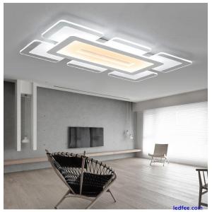 Rectangular Acrylic Modern LED Ceiling Light Living Room Bedroom Square Fixture