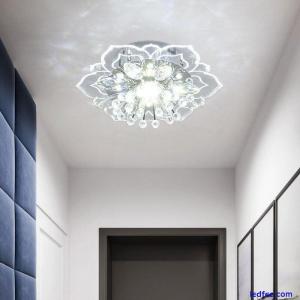 20cm 9W Modern Crystal LED Ceiling Light Fixture Hallway Pendant Lamp Chande  WB