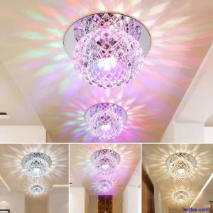 Crystal LED 5W Ceiling Light Fixture Pendant Lamp Lighting Chandelier Spot