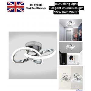 Modern LED Ceiling Light Lamp 22W Energy Efficient Small Elegant Light Any Room
