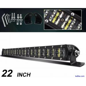 6D Silm Dual ROW 22 INCH LED  Light Bar - Combo Beam 120 Watt - Aus Stock