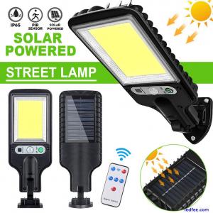 1200W LED Solar Wall Light PIR Motion Sensor Outdoor Garden Security Street Lamp