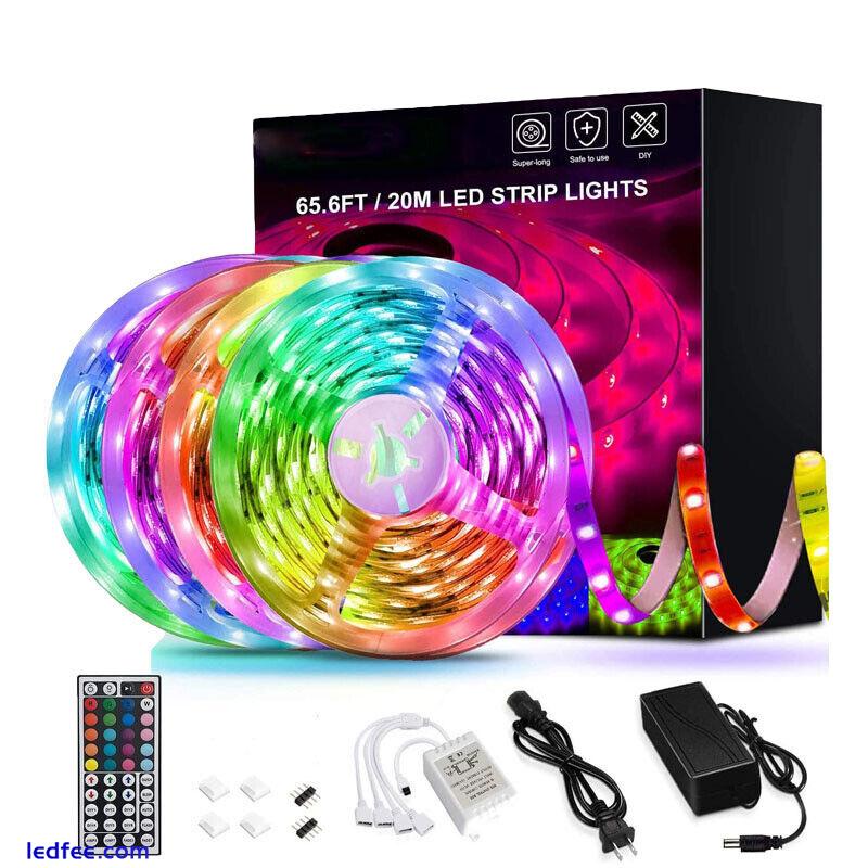 LED Strip Lights Lamp 5050 RGB Flexible Tape Diode 5M Controller Room Decor TV C 5 