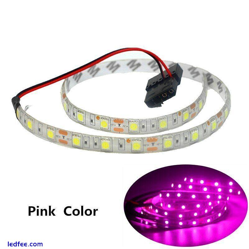 5050 RGB LED Strip Light for PC Computer Case SATA power supply interface Fixed 5 