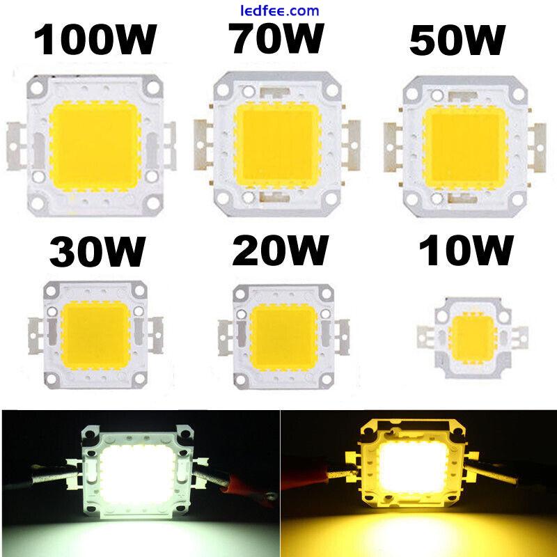 LED SMD Chip 10W20W50W100W Light Lamp Bulb Cool/Warm White High Power Bright 0 
