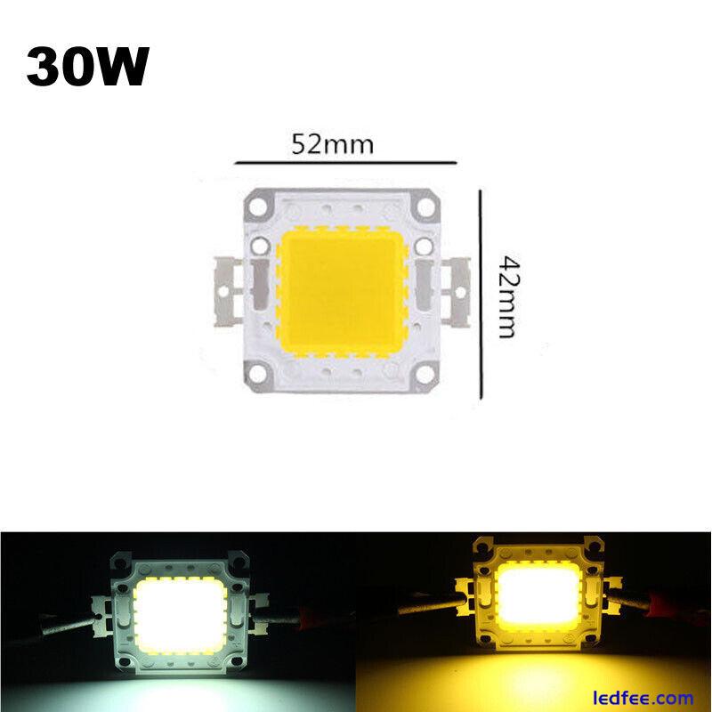 LED SMD Chip 10W20W50W100W Light Lamp Bulb Cool/Warm White High Power Bright 4 