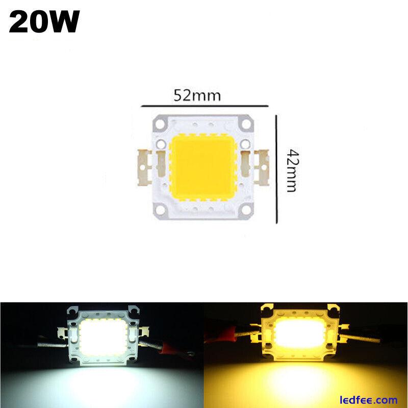LED SMD Chip 10W20W50W100W Light Lamp Bulb Cool/Warm White High Power Bright 5 