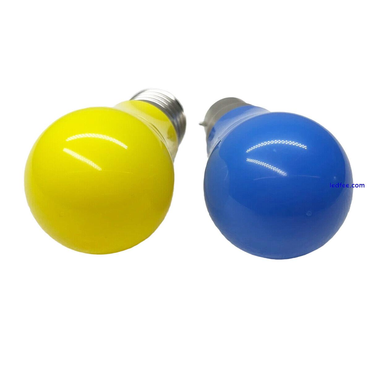 A45 Colorful LED Globe Bulbs E27 B22 2W Lamps Lights Bar Party Festival Decor oq 2 