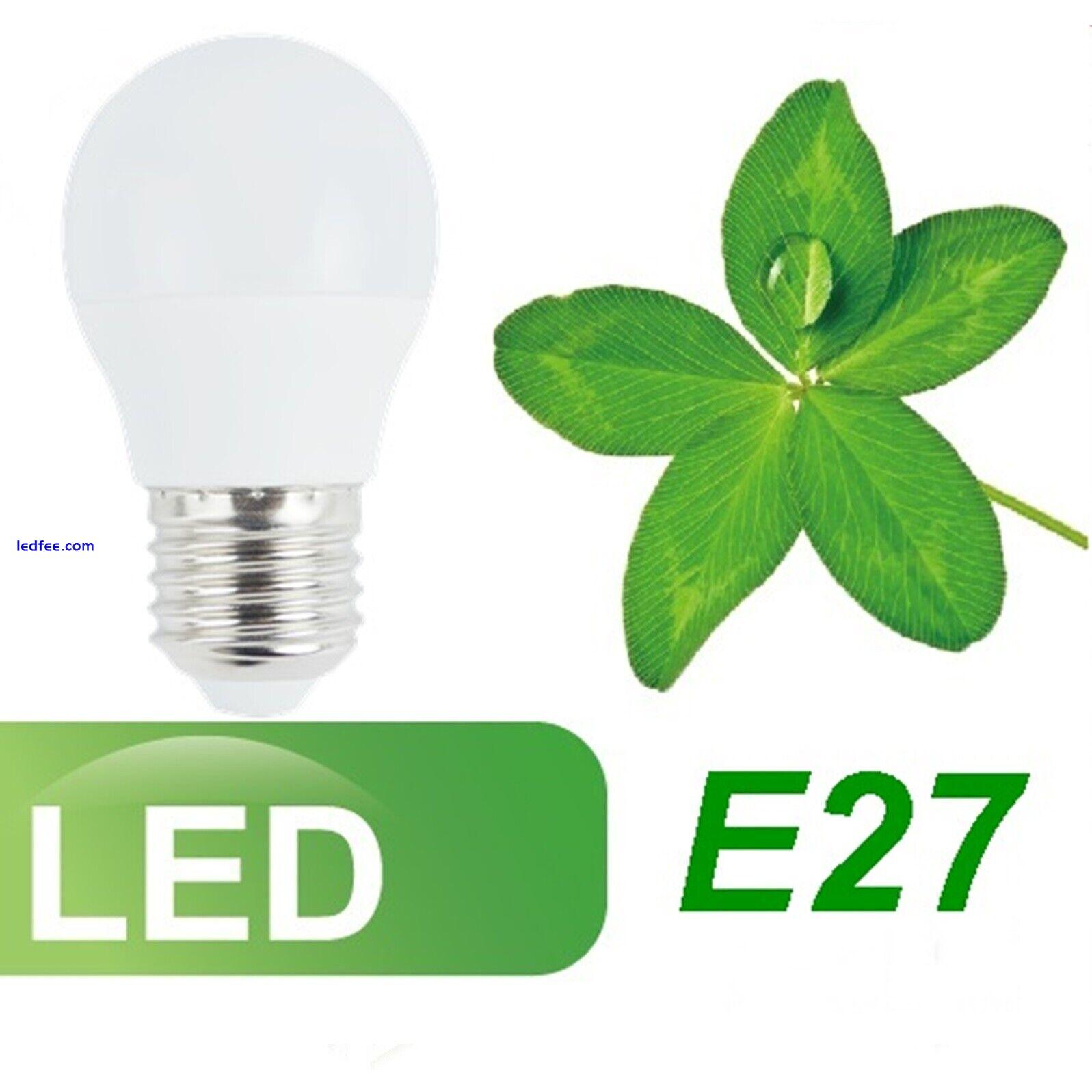 LED Light Bulb E27 Golf Ball Globe GLS Edison Screw Cap Lamp 7W=60W / 15W=150W 2 