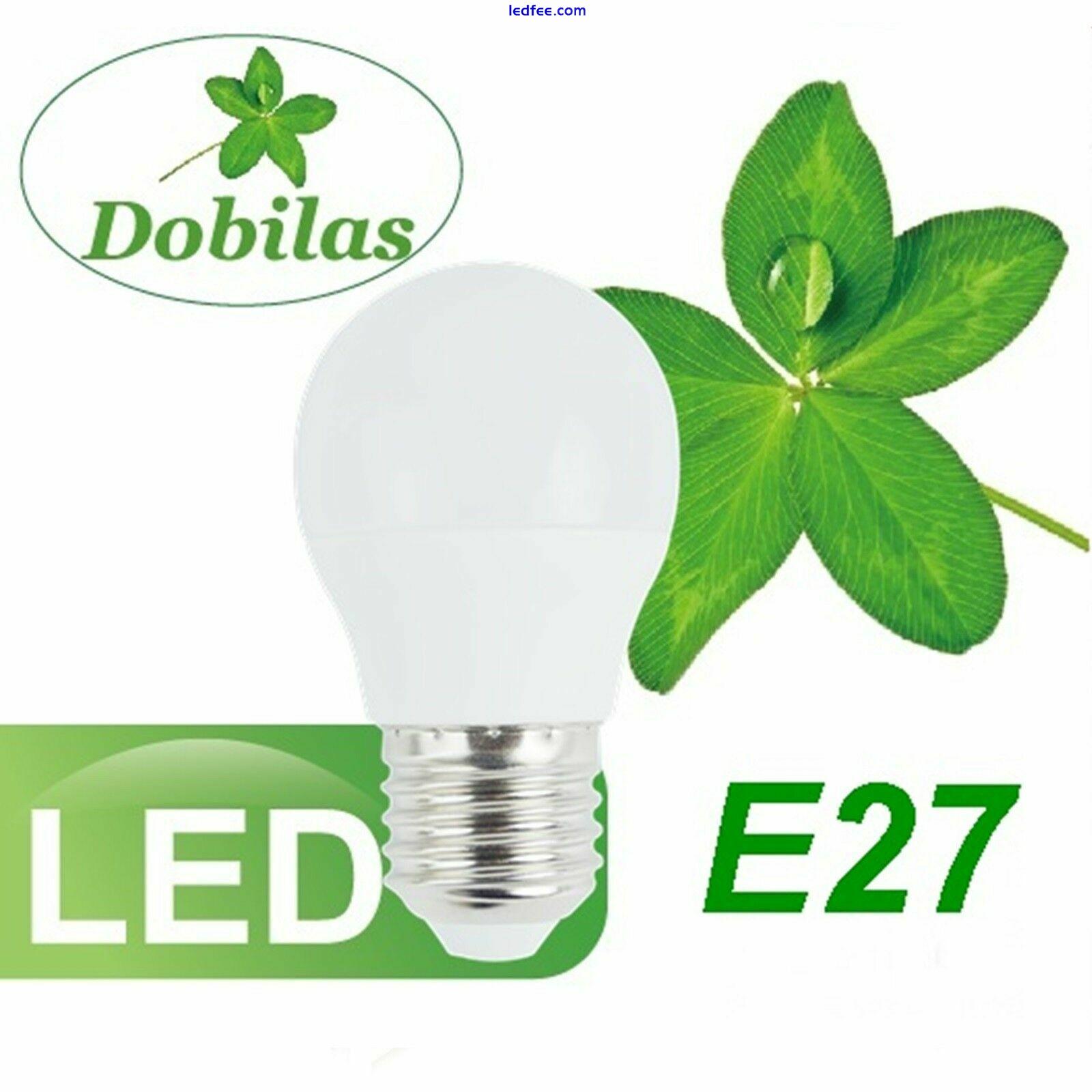LED Light Bulb E27 Golf Ball Globe GLS Edison Screw Cap Lamp 7W=60W / 15W=150W 5 