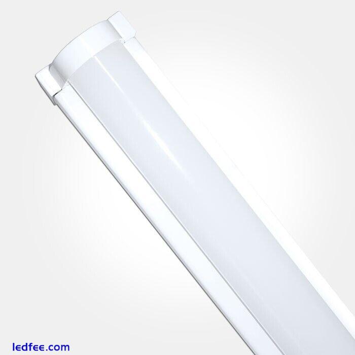LED 4ft Batten Light Ceiling Fitting 150Lm/W Linear Strip Light IP20 LEDBRITE 0 