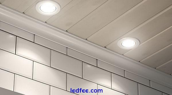 New Exclusive Super Bright Backlit Round & Square LED Ceiling Panel Down Light 2 