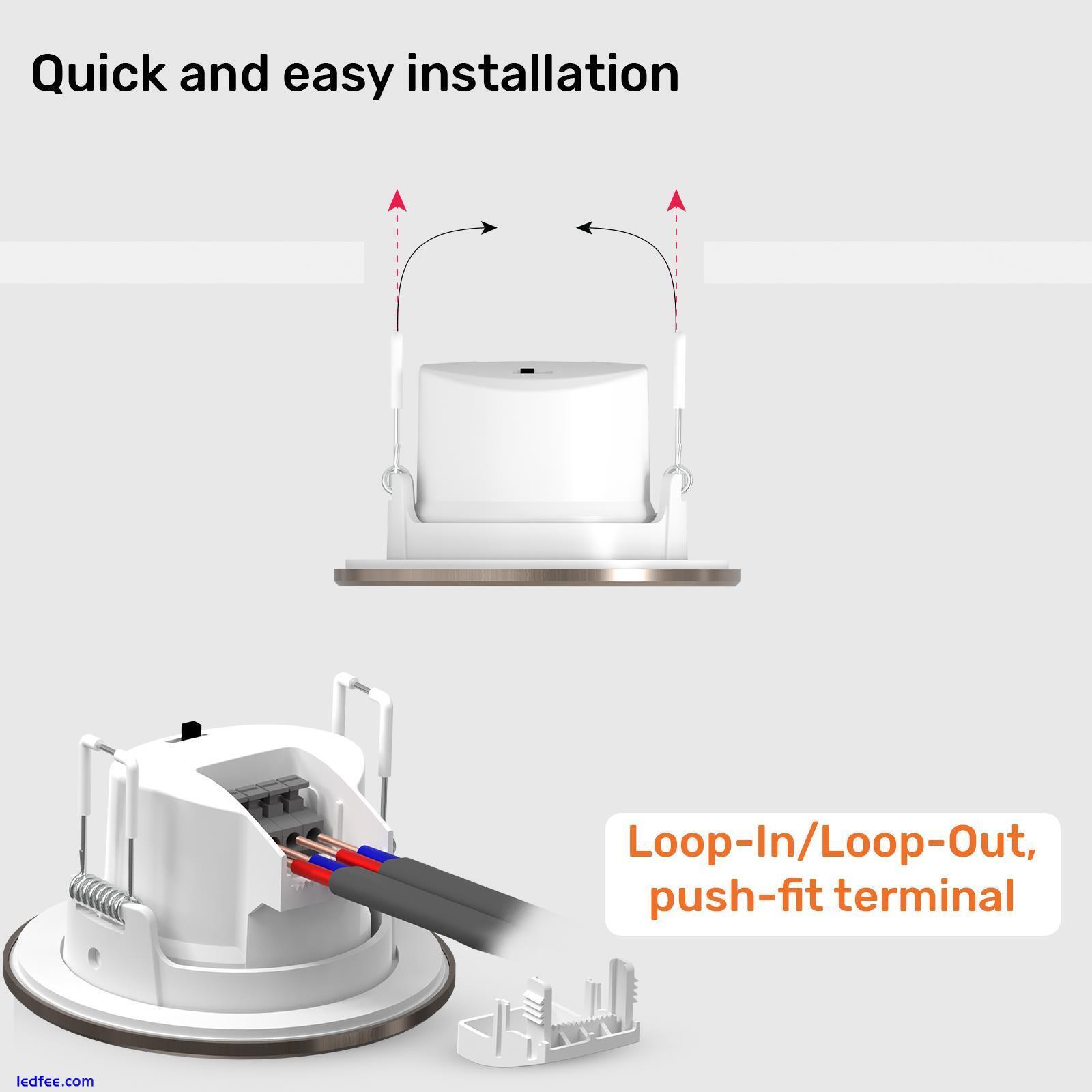 LED Recessed Downlights Tilt Angle Spot Light 3CCT Dimmable 240V Ceiling Lights 3 