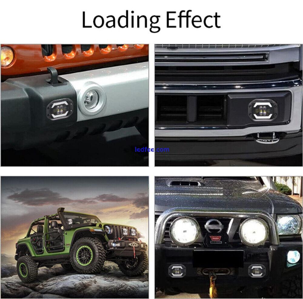 LED Work Light Bar Spot Flood Fog Lamp Offroad Driving Lights For Car Truck SUV 4 