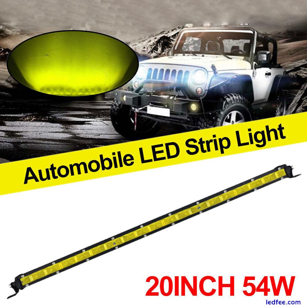 7 13 20 Zoll LED Lightbar Lichtbalken Arbeitsscheinwerfer SUV LKW 12V 24V DE 0 