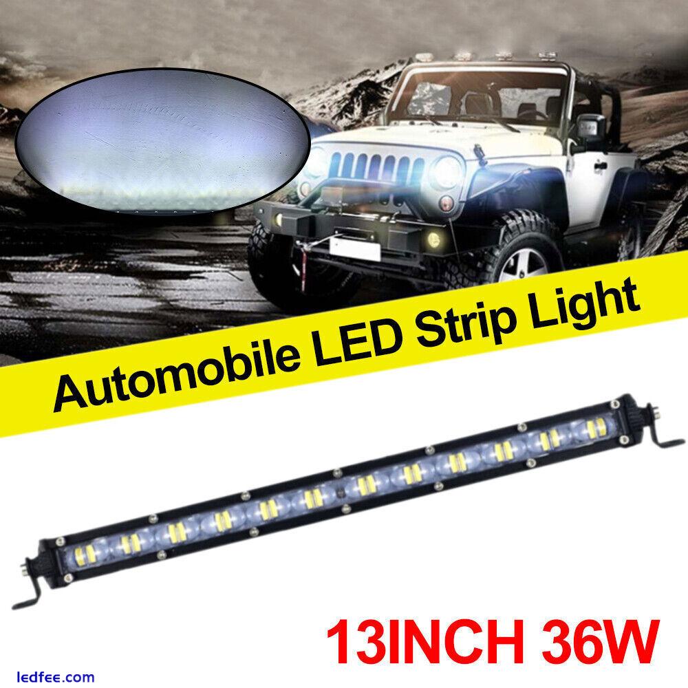 7 13 20 Zoll LED Lightbar Lichtbalken Arbeitsscheinwerfer SUV LKW 12V 24V DE 2 