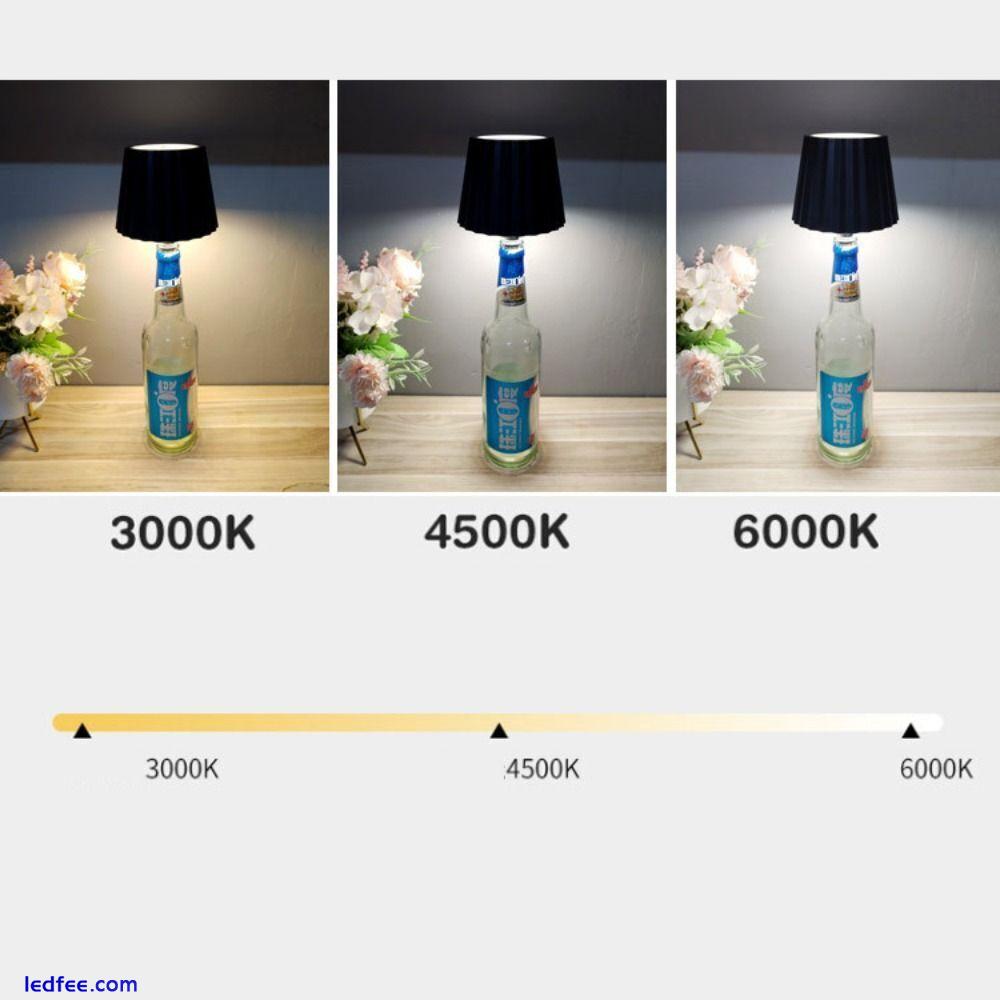 Rechargeable Night Light Bar LED Light Wireless Desk Lamp  Wine Bottle 2 