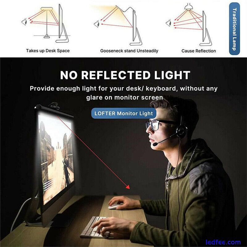 Monitor Lamp LED Light Dimmable USB Desk Laptop Screen Light Bar Eye Protection 3 