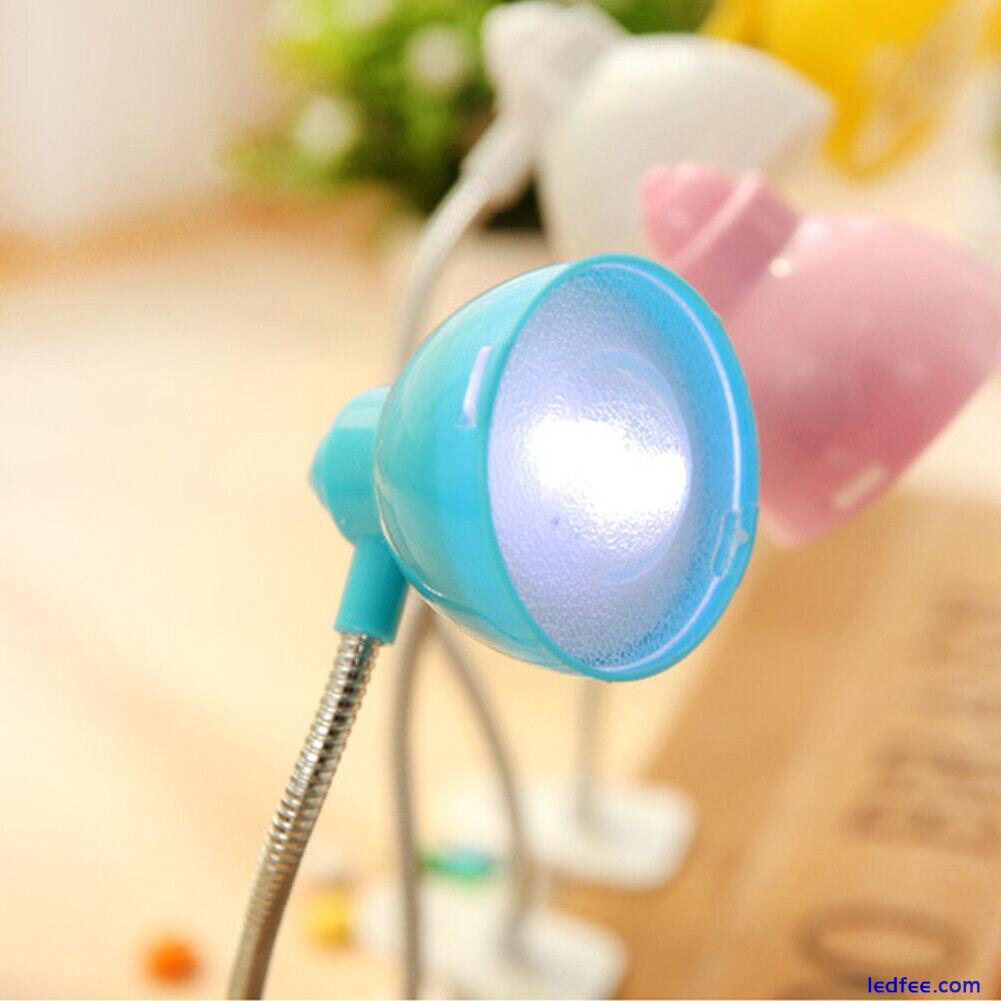 Desk Lamp Bedside LED Clip Eye-caring Reading Light Bedroom Flexible Children 0 