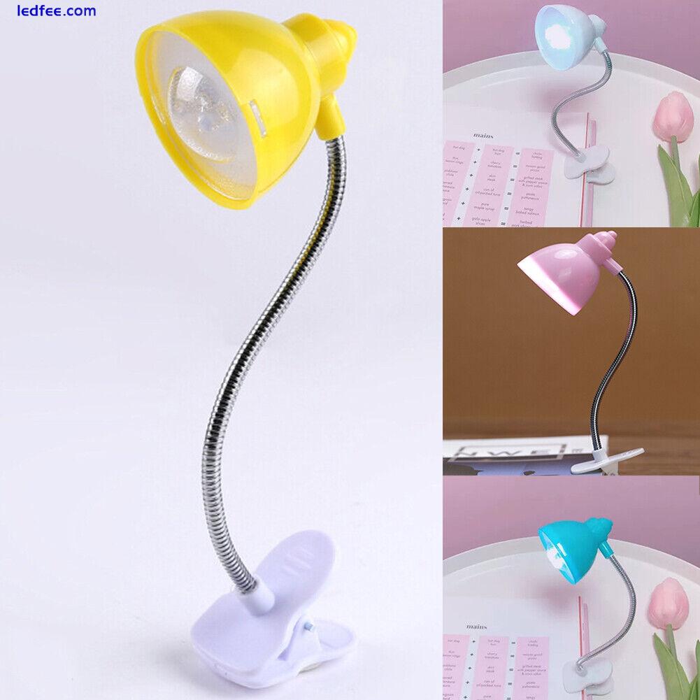 Desk Lamp Bedside LED Clip Eye-caring Reading Light Bedroom Flexible Children 5 