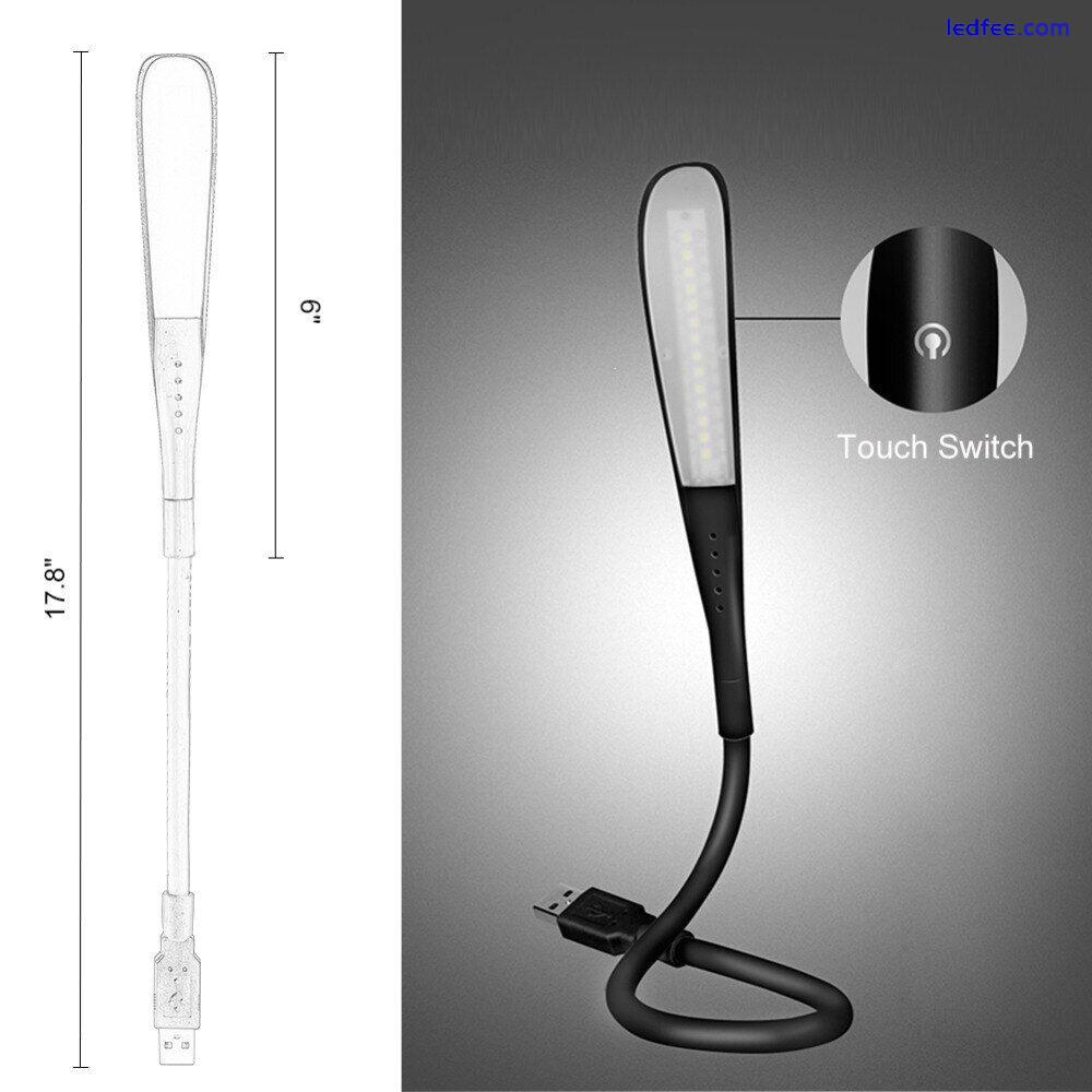 Mini USB LED Light Portable Laptops Touch Sensor Dimmable Table Lamp Night Light 2 