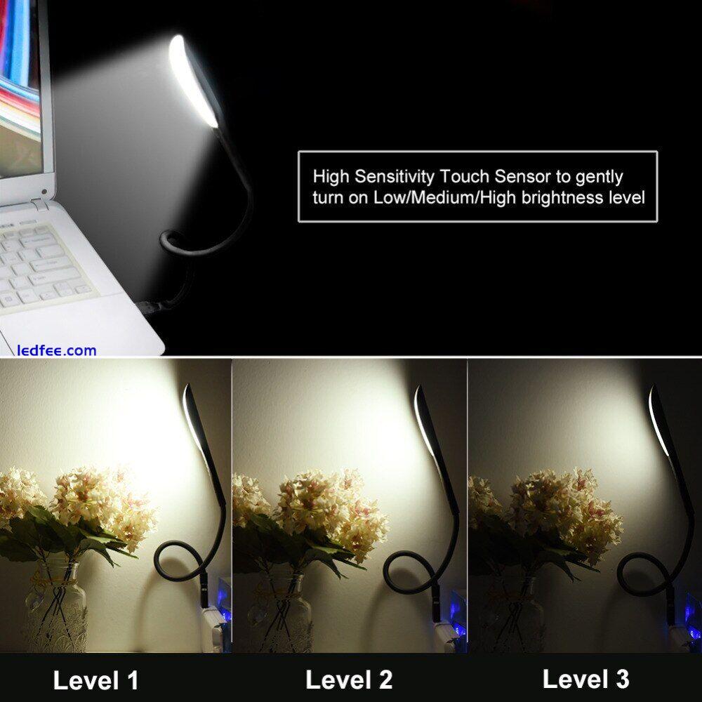 Mini USB LED Light Portable Laptops Touch Sensor Dimmable Table Lamp Night Light 1 