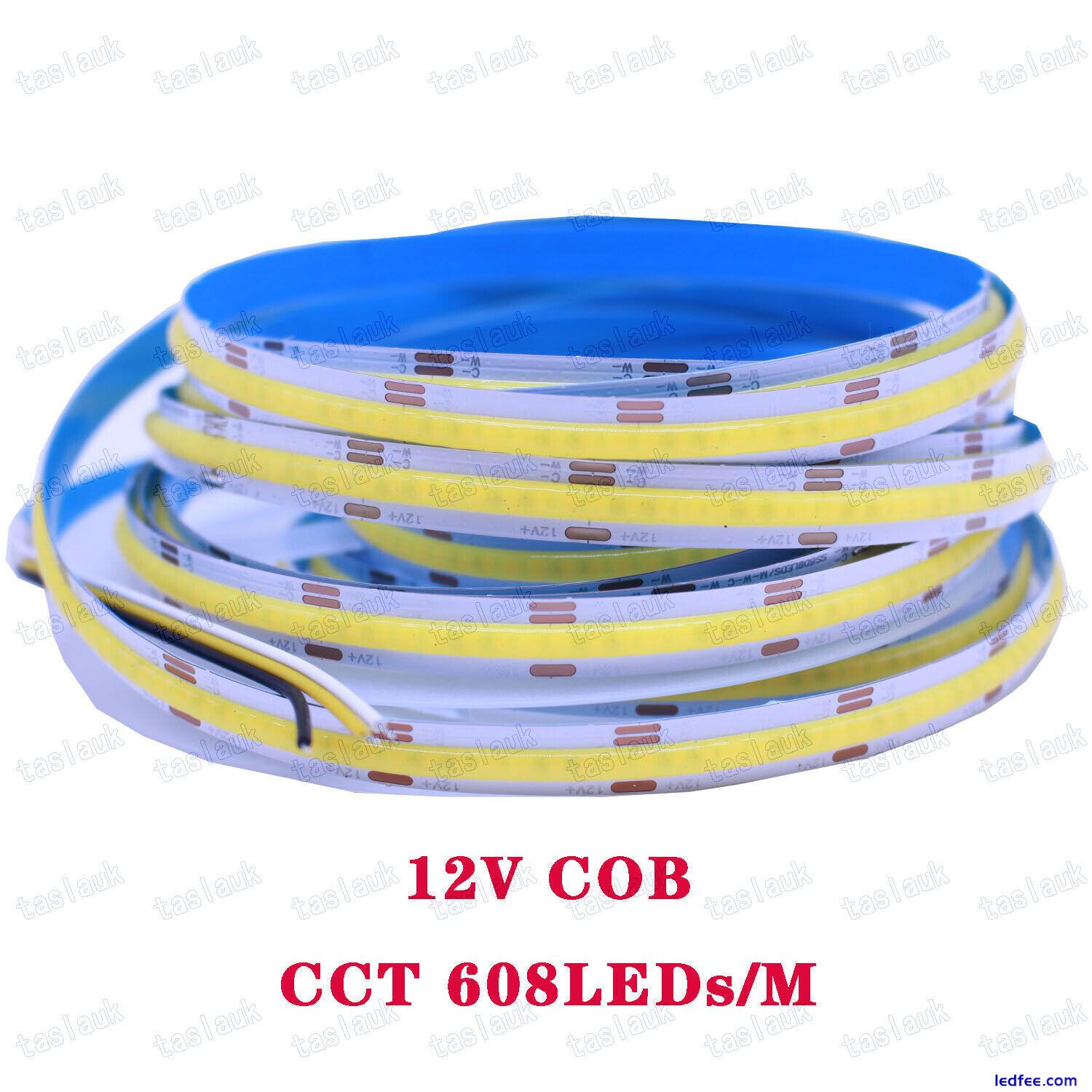 High Density RGB+CCT rgbw rgb cct Cob Led Strip Light 840leds/m Linear Dimmable 5 