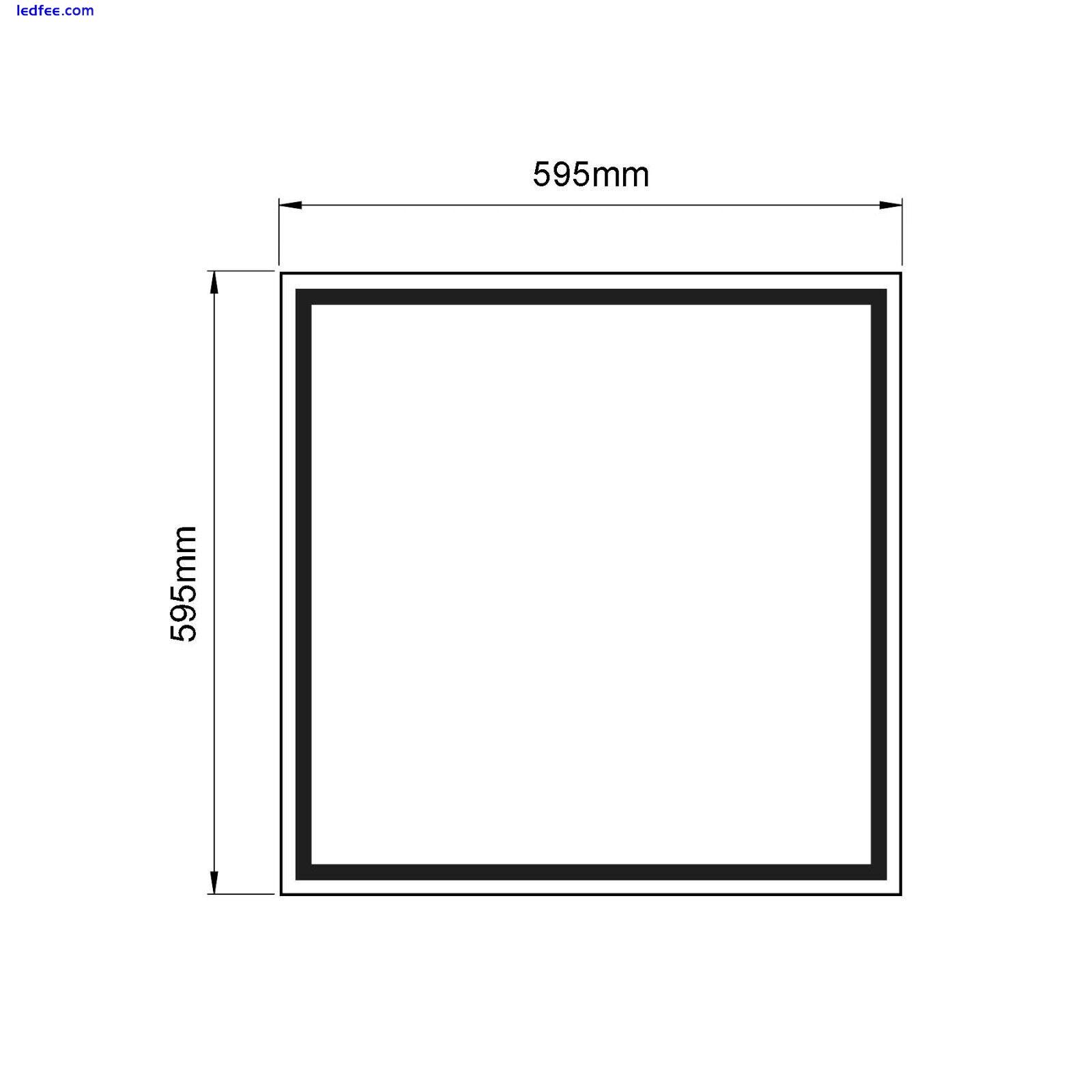 42W 595x595mm LED Panel Frame Border Edge Lights For 2x2 Suspended Ceilings 5 