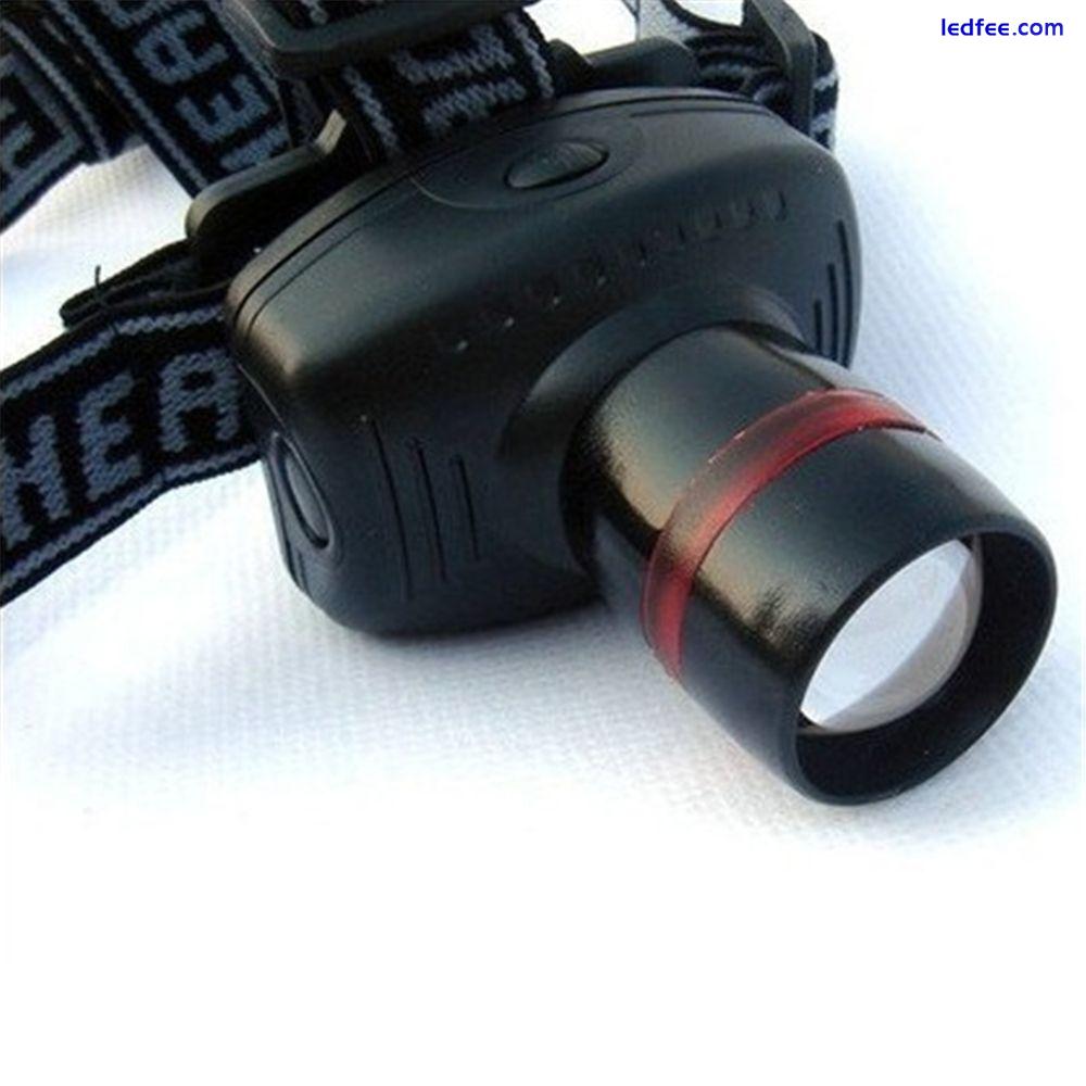 Lanterna Zoom Forehead Torch Flashlight Headlight Cycling Lights LED Head Lamp 2 