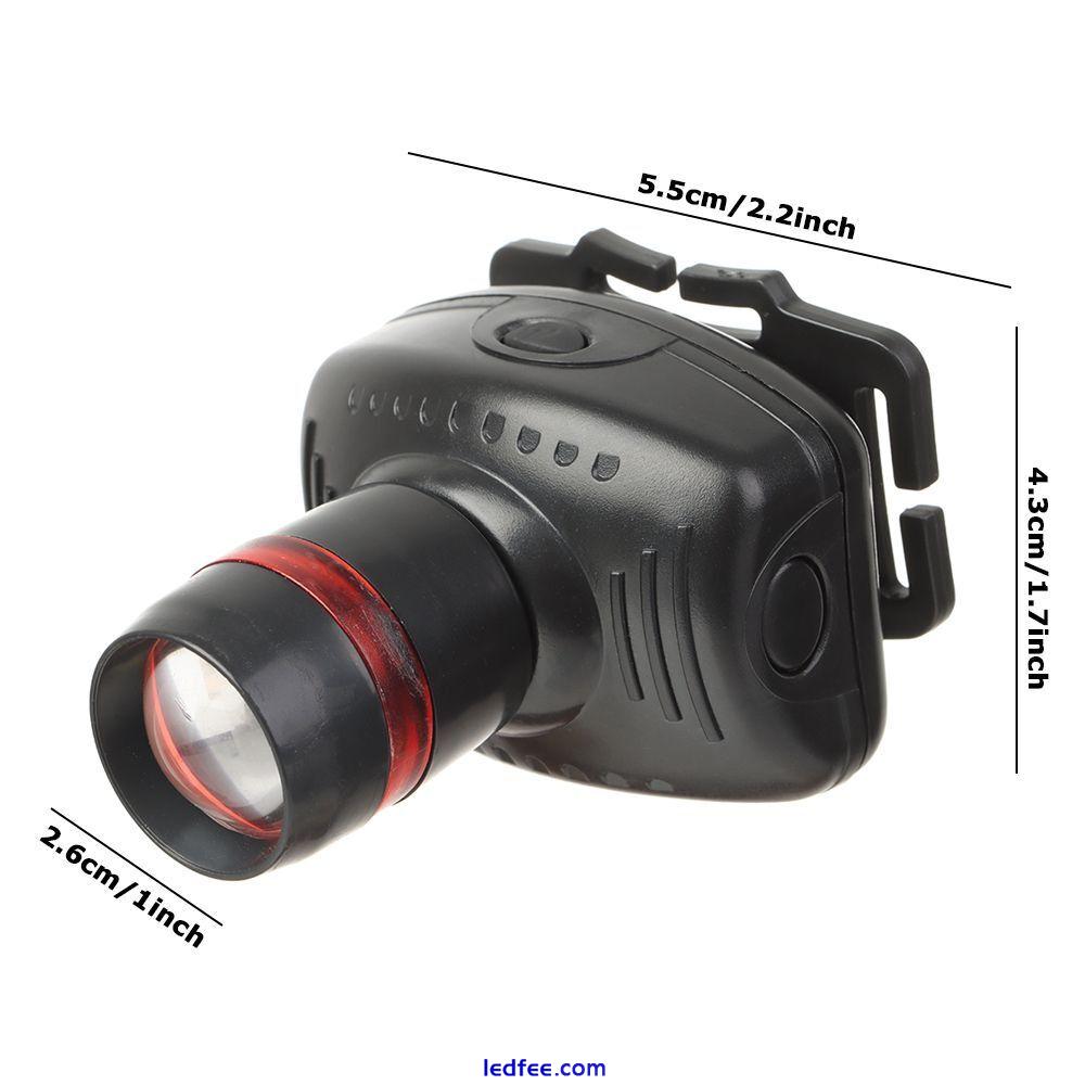 Lanterna Zoom Forehead Torch Flashlight Headlight Cycling Lights LED Head Lamp 0 