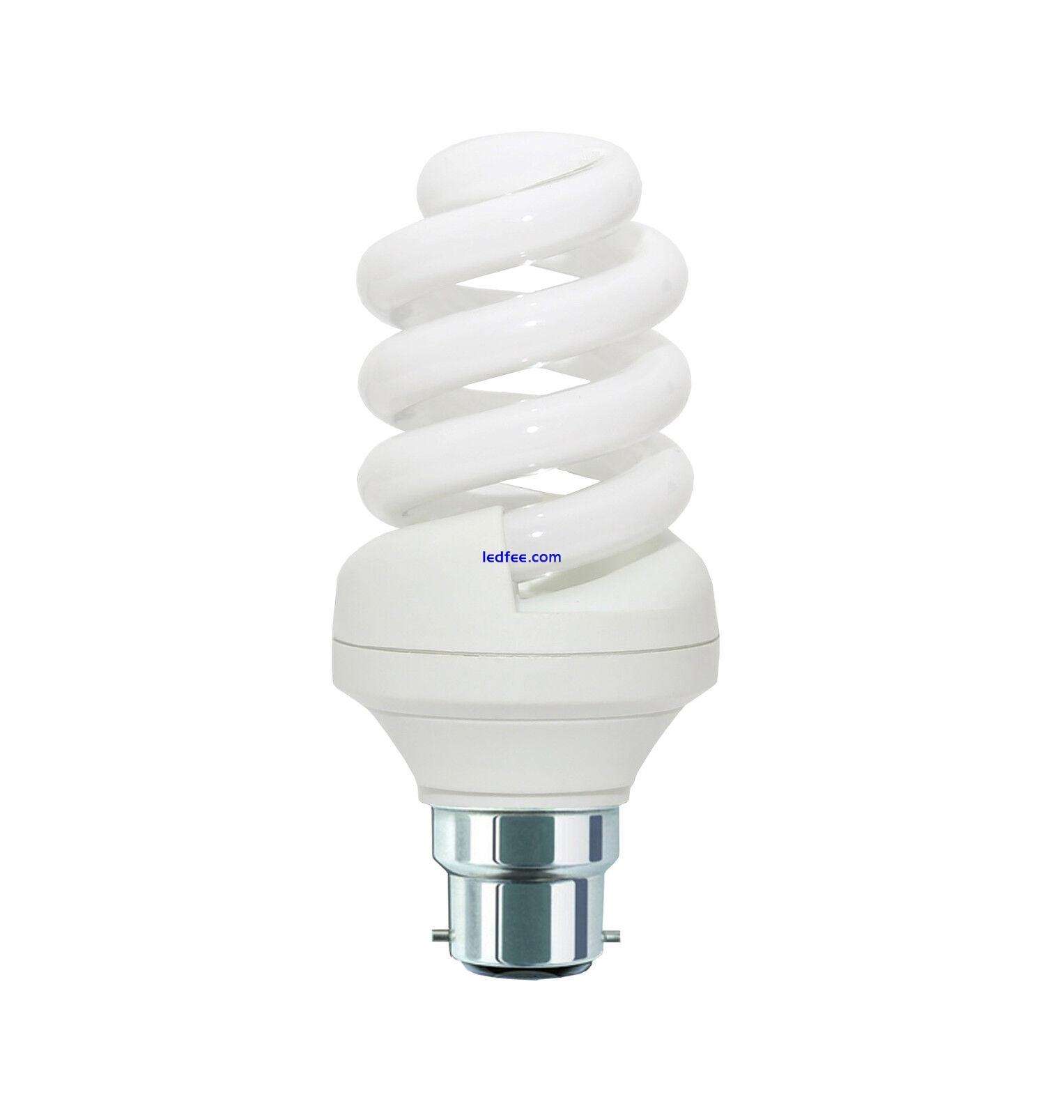 Energy Saving CFL LED Light Bulb bayonet B22 B15 E14 E27 spiral fluorescent lamp 3 