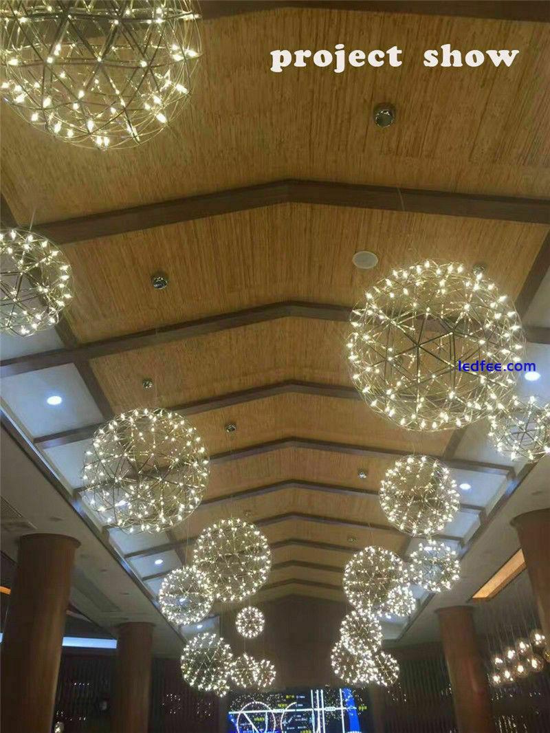 LED Ball Rainmond Modern Pendant Lamp Firework Chandelier Ceiling Light Fixtures 5 