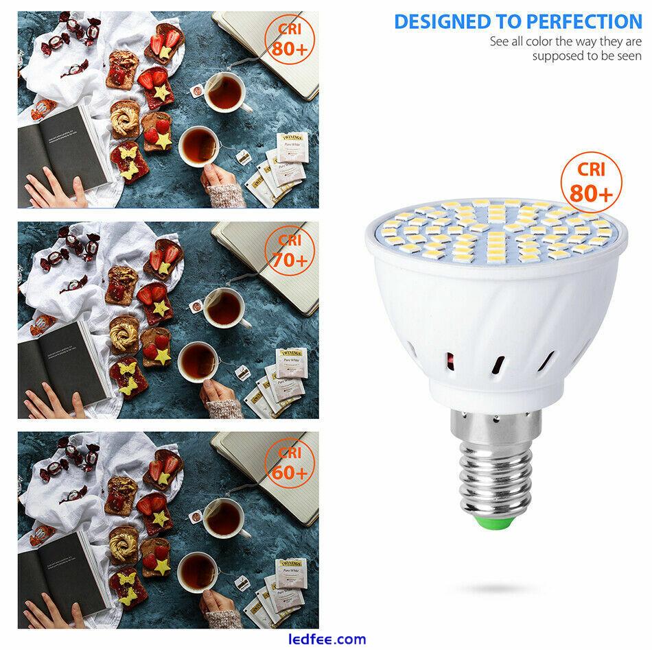 GU10 MR16 LED Spotlights 4W 5W 6W 230V SMD Bulbs White Spot Light Lamps for Home 4 