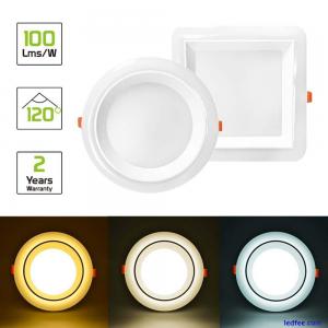 New Exclusive Super Bright Backlit Round & Square LED Ceiling Panel Down Light