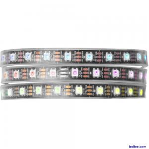 WS2812B Strip LED Lights 5050 RGB 30/60/144 LED/M IC Individual Addressable DC5V