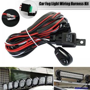 LED Work Light Bar Wiring Harness Remonte Control Switch Kit Offroad 12V CarYH