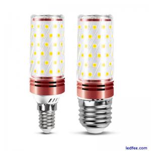 LED Corn Light Bulbs E14 E27 Screw Base Lamp 12W 16W 18W 220V Tricolour Dimming