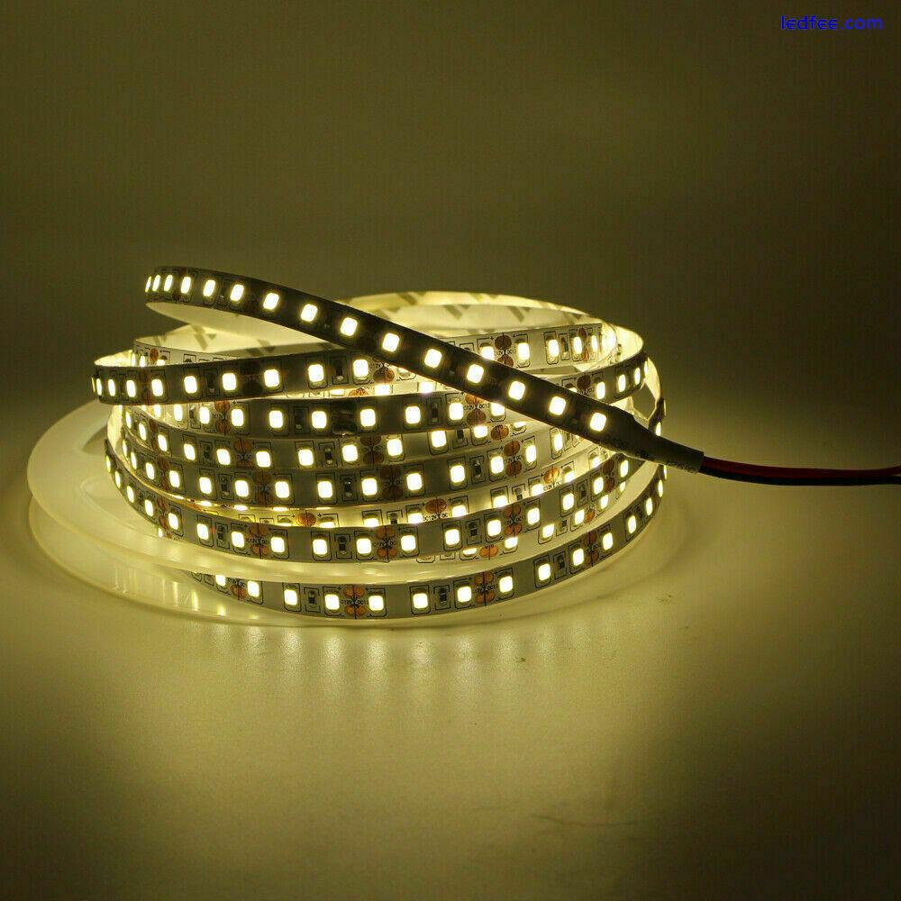 3/4/5/8mm LED Strip Light Tape XMAS Cabinet Kitchen Ceiling 2835 120leds/m 12V 4 