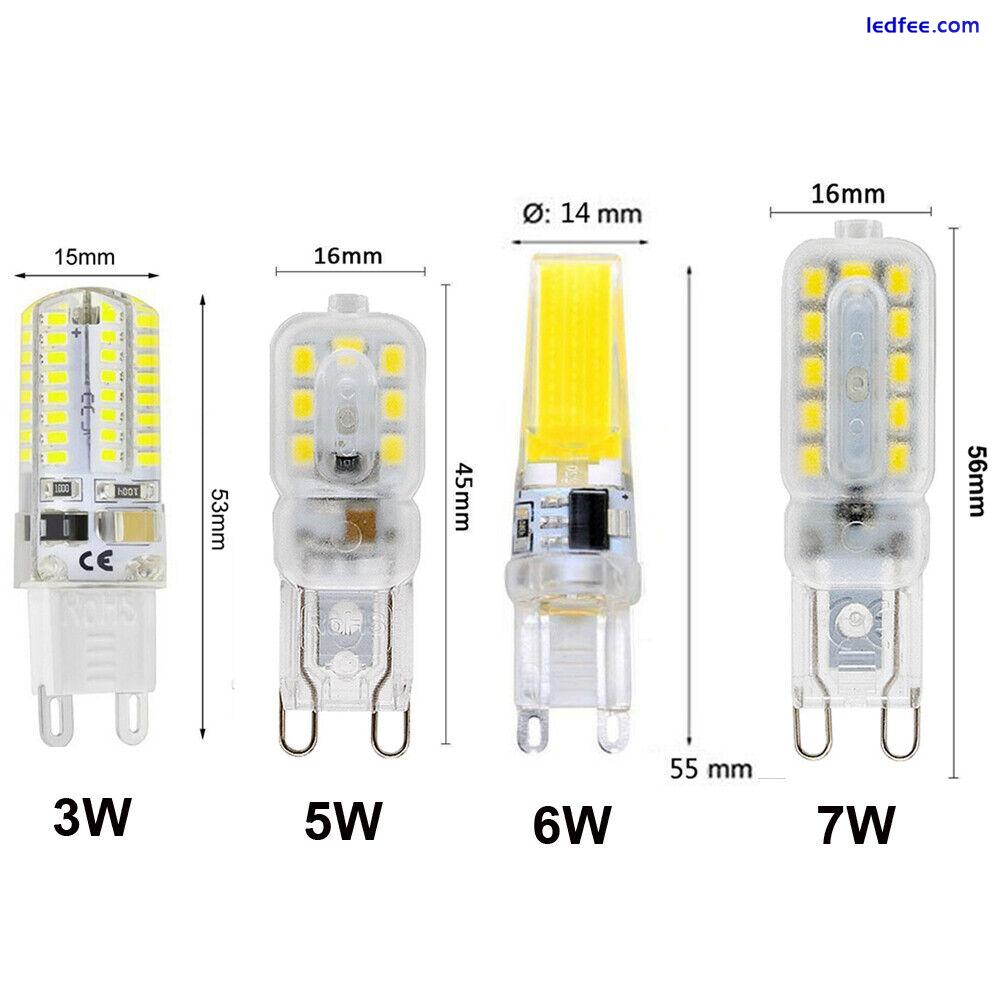 G4 G9 LED Light Bulb 3W 5W 7W 8 9W 10W COB Dimmable Capsule Lamp Replace Halogen 4 