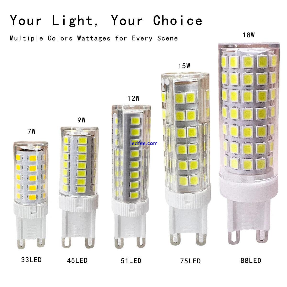 G9 E14 LED Corn Bulbs 7W 9W 12W 15W 18W 220V Cool Warm Neutral White LED Lamp 3 