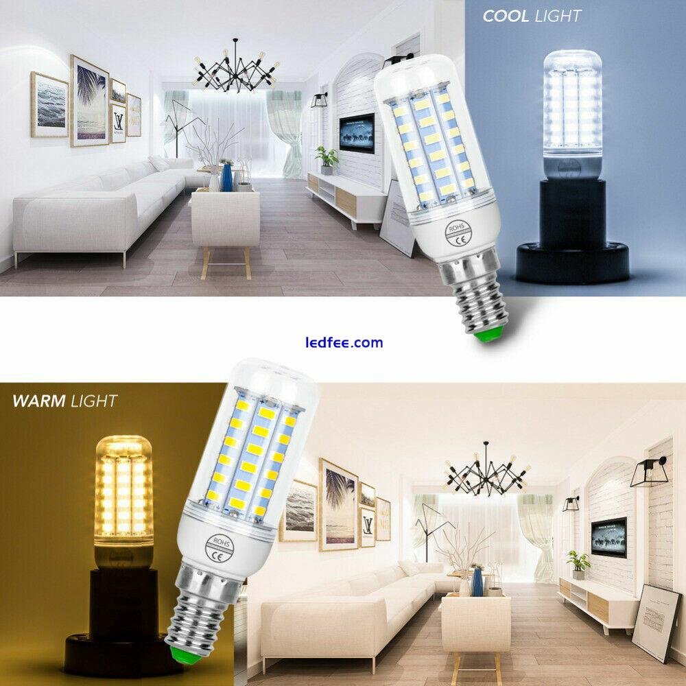 1-10X LED Corn Light Bulb E14 E27 ES BC B22 G9 GU10 5730 SMD 7W - 25W White Lamp 5 