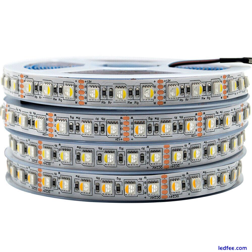 1-5m 4in1 RGBW RGBWW 5050 Led Strip Light 60/120Led/m Flexible Tape lamp 12V 24V 0 