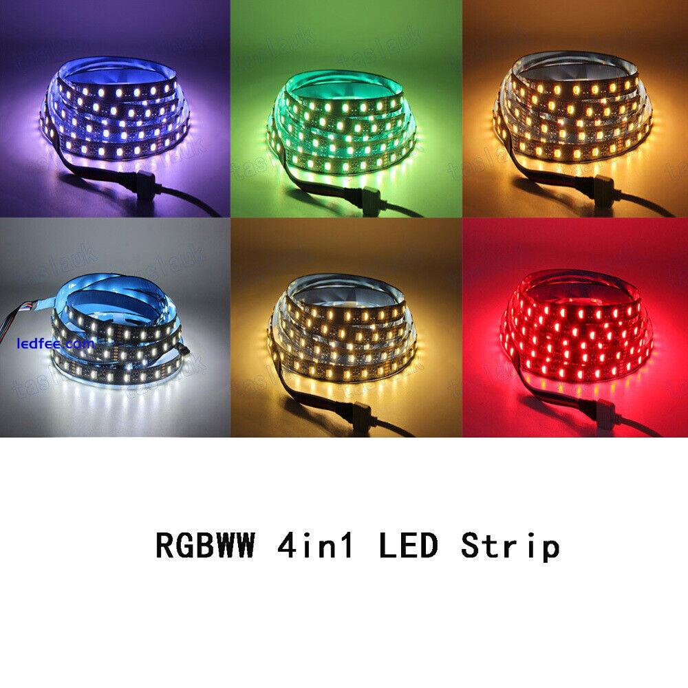 1-5m 4in1 RGBW RGBWW 5050 Led Strip Light 60/120Led/m Flexible Tape lamp 12V 24V 4 