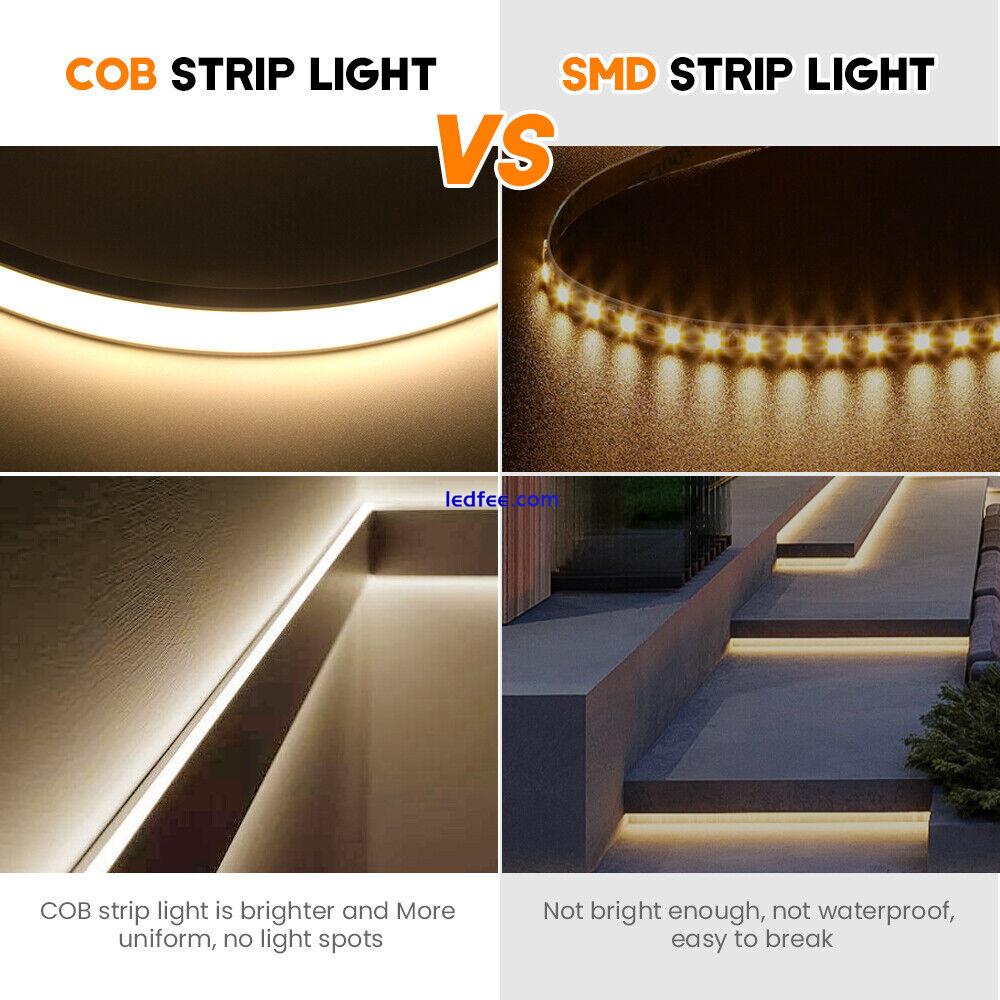 USB Neon COB LED Strip Lights PIR Sensor Motion Night Lamp Waterproof IP67 Lamp 4 