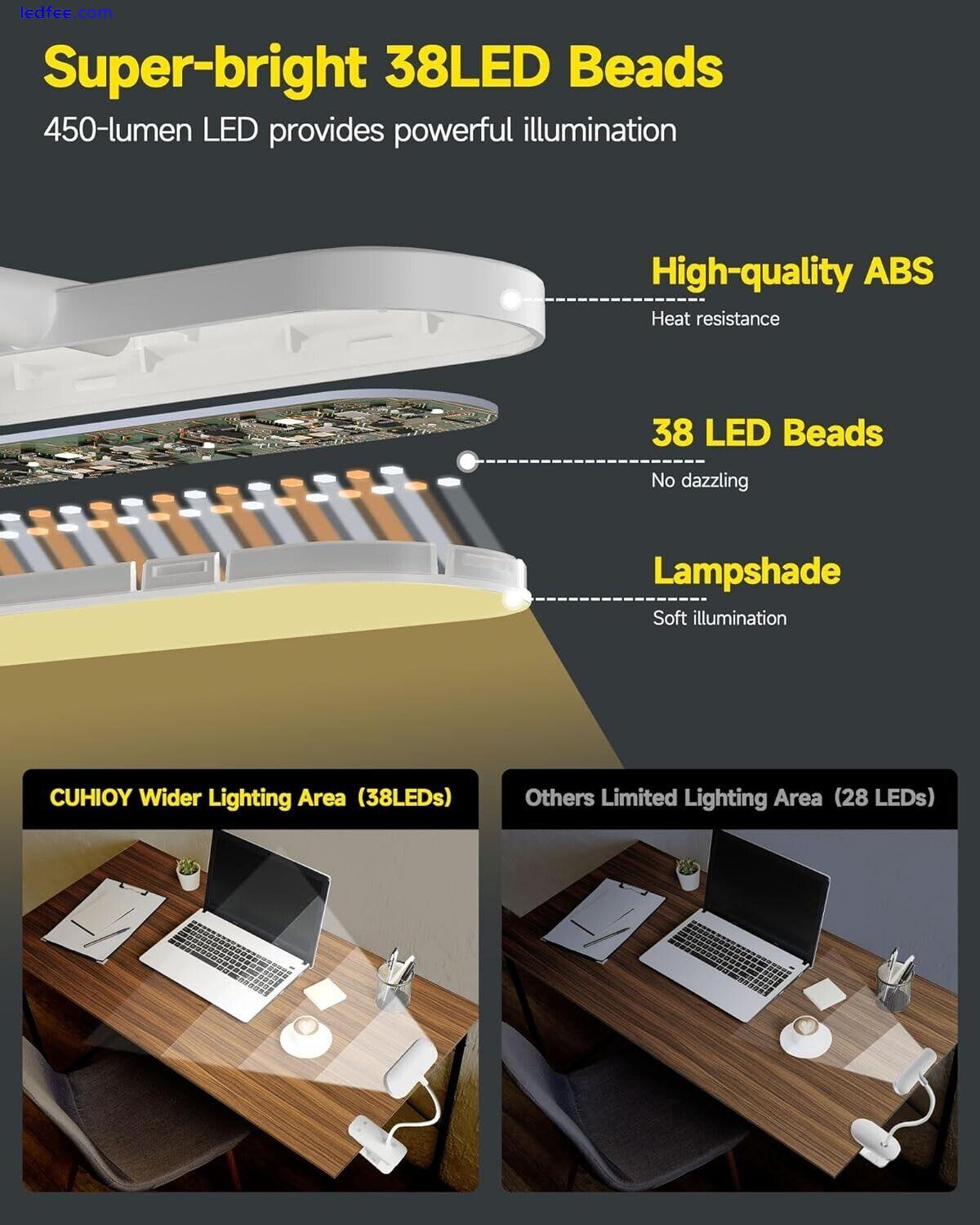 Rechargeable Clip-on Headboard Light 3 Color & Brightness Touch Control Flexi 2 