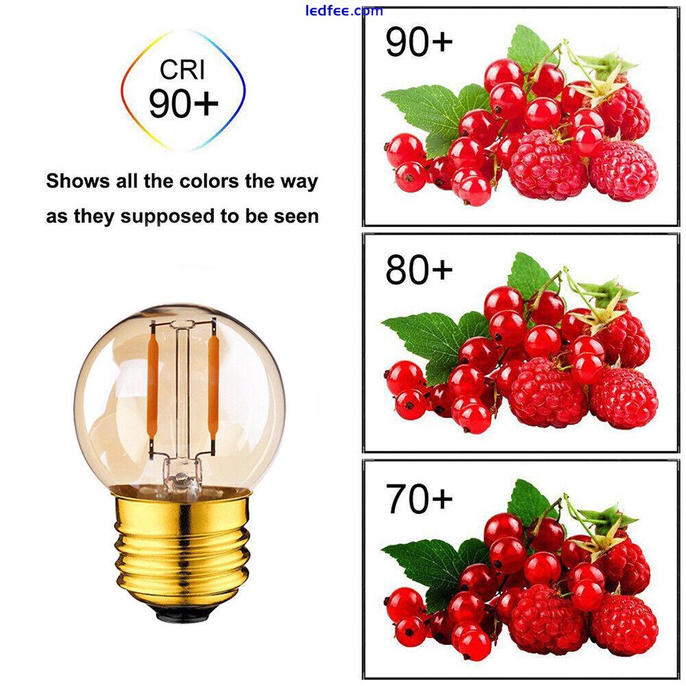 12V 24V 1W 6W E27 E14 Vintage Retro COB LED Filament Light Bulbs Glass Lamps RE 1 