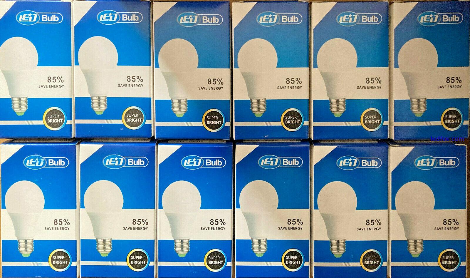 LED GLS Light Bulb B22/E27/E14 (6500K - Daylight) 3W, 5W, 9W, 15W Energy saving 3 